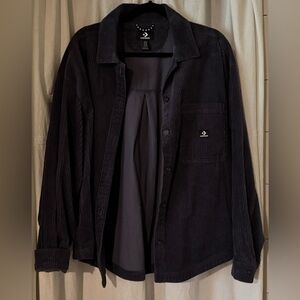 Converse Plum Corduroy Shirt Jacket